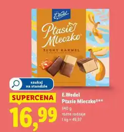 Lidl E. WEDEL Ptasie Mleczko oferta