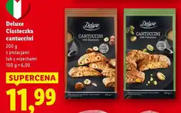 Lidl DELUXE Ciasteczka cantuccini oferta
