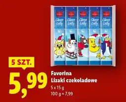 Lidl FAVORINA Lizaki czekoladowe oferta