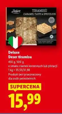 Lidl DELUXE Deser Tiramisu oferta
