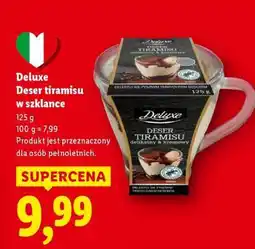 Lidl Deluxe Deser tiramisu w szklance oferta