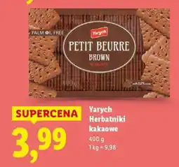 Lidl YARYCH Herbatniki kakaowe oferta