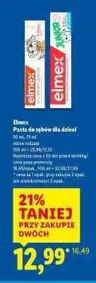 Lidl ELMEX Pasta do zębów dla dzieci oferta