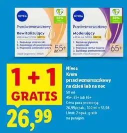 Lidl NIVEA Krem przeciwzmarszczkowy na dzień lub na noc oferta
