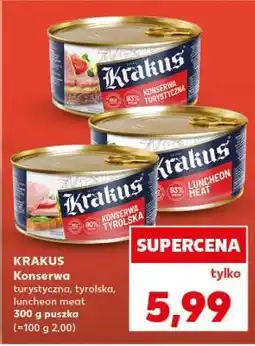 Kaufland KRAKUS Konserwa turystyczna, Tyrolska, Luncheon meat oferta