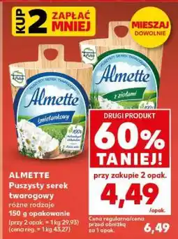 Kaufland ALMETTE Puszysty serek twarogowy oferta