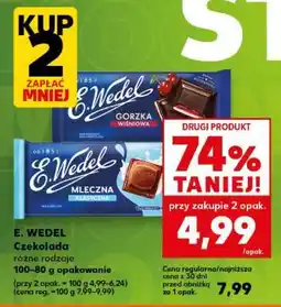 Kaufland E. WEDEL Czekolada oferta