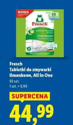 Lidl Frosch Tabletki do zmywarki limonkowe, All in One oferta