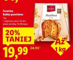 Lidl FAVORINA Babka Panettone oferta