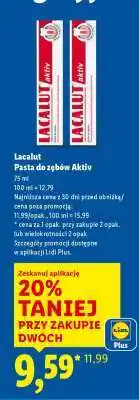 Lidl LACALUT Pasta do zębów Aktiv oferta