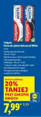Lidl COLGATE Pasta do zębów Advanced White oferta