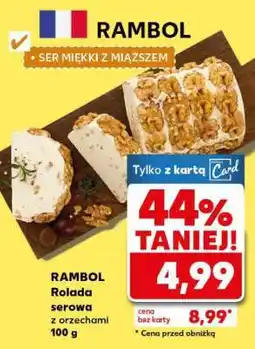 Kaufland RAMBOL Rolada serowa z orzechami 100 g oferta