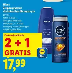 Lidl NIVEA Żel pod prysznic oferta