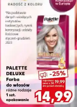 Kaufland PALETTE DELUXE Farba do włosów oferta