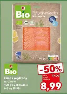 Kaufland Bio łosoś wędzony na zimno oferta