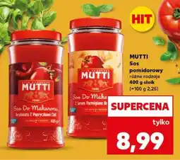 Kaufland MUTTI Sos pomidorowy różne rodzaje oferta