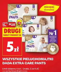Biedronka Pieluchomajtki Dada Extra Care Pants oferta