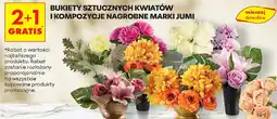 Biedronka BUKIETY SZTUCZNYCH KWIATOW I KOMPOZYCJE NAGROBNE MARKI JUMI oferta