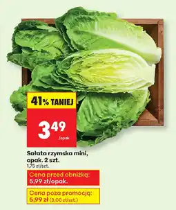 Biedronka Sałata rzymska mini oferta