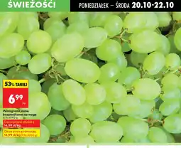 Biedronka Winogrono jasne oferta