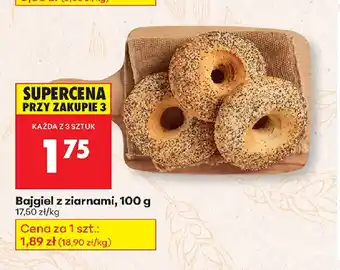 Biedronka Bajgiel z ziarnami oferta