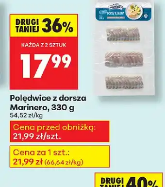 Biedronka Polędwice z dorsza oferta