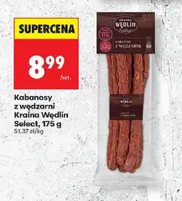 Biedronka Kabanosy z wędzarni Kraina Wędlin Select oferta