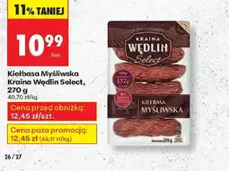 Biedronka Kiełbasa Myśliwska Kraina Wędlin Select oferta