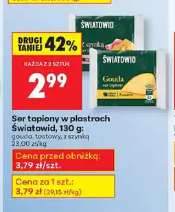 Biedronka Ser topiony w plastrach Swiatowid oferta