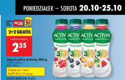 Biedronka Jogurt pitny Activia oferta
