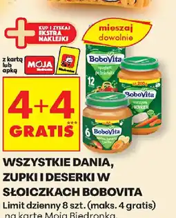 Biedronka Wszystkie dania, zupki i deserki w słoiczkach BoboVita oferta