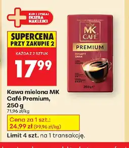 Biedronka Kawa mielona MK Café Premium oferta