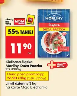 Biedronka Kiełbasa śląska oferta
