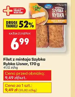 Biedronka Filet z mintaja Szybka Rybka Lisner oferta