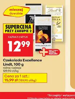 Biedronka Czekolada Excellence Lindt oferta
