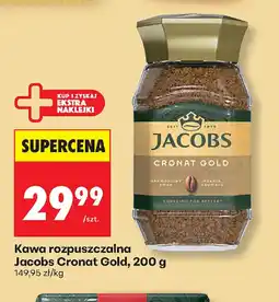 Biedronka Kawa rozpuszczalna Jacobs Cronat Gold oferta