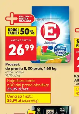 Biedronka Proszek do prania E oferta
