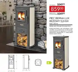 Abra Piec berna lux beżowy 5,3 kw oferta