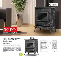 Abra Kawmet piec kominkowy p9 7,4 kw oferta