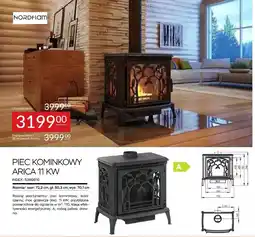 Abra Nordflam piec kominkowy arica 11 kw oferta