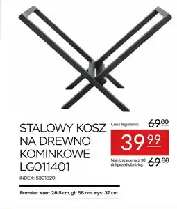 Abra Stalowy kosz na drewno kominkowe lg011401 oferta