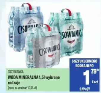 Cisowianka woda mineralna