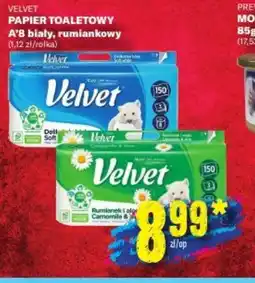 TomiMarkt Velvet papier toaletowy a'8 biały, rumiankowy oferta