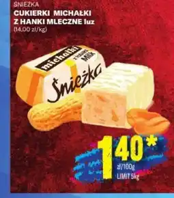 TomiMarkt Śnieżka cukierki michałki z hanki mleczne oferta