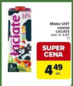 Carrefour Express Mleko UHT JUNIOR ŁACIATE zaw. tł. 3,8% oferta