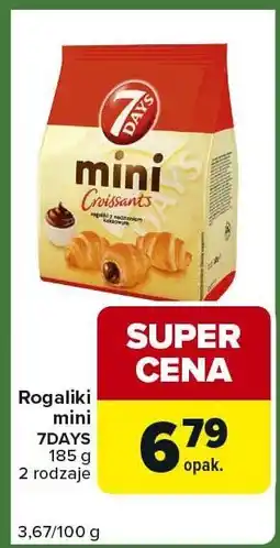 Carrefour Express Rogaliki mini 7DAYS 185 g 2 rodzaje oferta