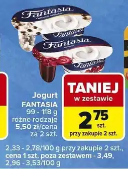 Carrefour Express Jogurt FANTASIA DANONE różne rodzaje 5-6 szt oferta