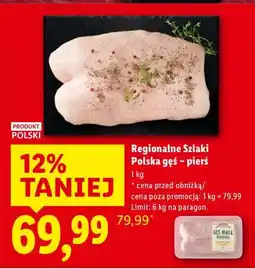 Lidl Gęś Regionalne Szlaki Polska - pierś oferta