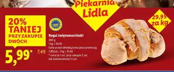 Lidl Rogal świętomarcinski Piekarnia Lidla oferta