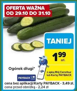 Carrefour Express Ogórek długi Carrefour Express oferta